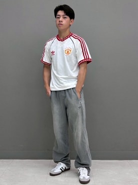 「アイテム（デニムパンツ）」を使った、YDさん（メンズ・169cm）の夏コーディネート