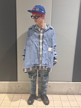 「ROYAL FLASH（ロイヤルフラッシュ）のアイテム」を使った、tou1109さん（メンズ・163cm）の夏コーディネート