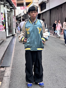 「アイテム（ジャケット/アウター）」を使った、tou1109さん（メンズ・163cm）の秋コーディネート