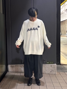 「アイテム（ニット/セーター）」を使った、tou1109さん（メンズ・163cm）の秋コーディネート