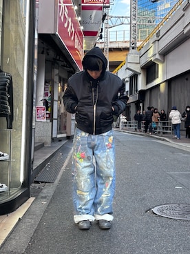 「ROYAL FLASH（ロイヤルフラッシュ）のアイテム」を使った、tou1109さん（メンズ・163cm）の冬コーディネート