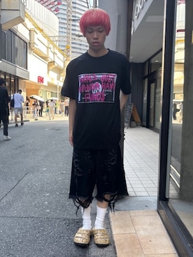 「ROYAL FLASH（ロイヤルフラッシュ）のアイテム」を使った、tou1109さん（メンズ・163cm）の夏コーディネート