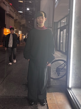 「アイテム（Tシャツ/カットソー）」を使った、tou1109さん（メンズ・163cm）の秋コーディネート