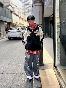 「アイテム（シャツ/ブラウス）」を使った、tou1109さん（メンズ・163cm）の冬コーディネート