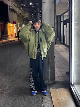 「ROYAL FLASH（ロイヤルフラッシュ）のアイテム」を使った、tou1109さん（メンズ・163cm）の冬コーディネート