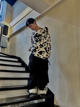 「ROYAL FLASH（ロイヤルフラッシュ）のアイテム」を使った、tou1109さん（メンズ・163cm）の冬コーディネート