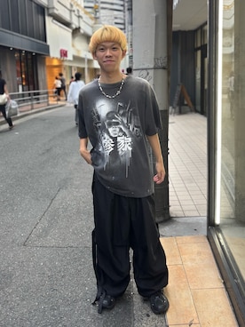 「アイテム（Tシャツ/カットソー）」を使った、tou1109さん（メンズ・163cm）の夏コーディネート