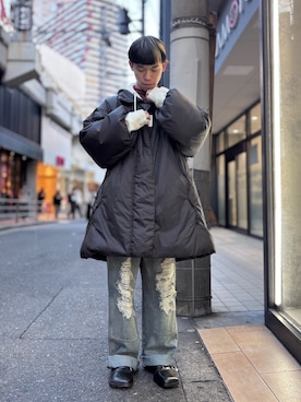 「アイテム（その他アウター）」を使った、tou1109さん（メンズ・163cm）の秋コーディネート