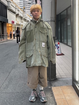 「アイテム（ジャケット/アウター）」を使った、tou1109さん（メンズ・163cm）の夏コーディネート