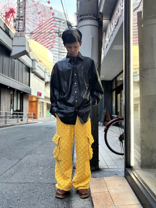 GEN_DAI（ゲンダイ） シャツ GEN_DAI/ゲンダイ/FAKE LEATHER SHIRT