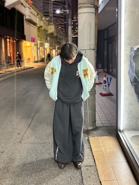 「アイテム（パンツ）」を使った、tou1109さん（メンズ・163cm）の冬コーディネート