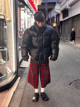 「アイテム（ダウンジャケット/コート）」を使った、tou1109さん（メンズ・163cm）の秋コーディネート