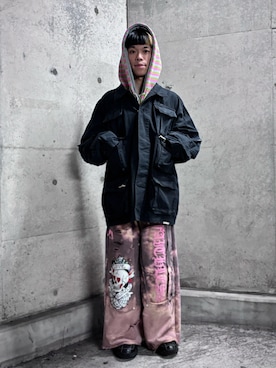 「アイテム（スウェットパンツ）」を使った、tou1109さん（メンズ・163cm）の秋コーディネート