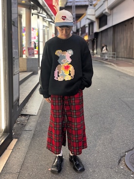 「アイテム（キャップ）」を使った、tou1109さん（メンズ・163cm）の秋コーディネート