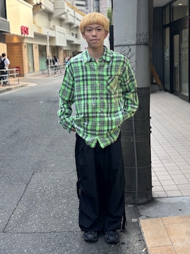 「アイテム（シャツ/ブラウス）」を使った、tou1109さん（メンズ・163cm）の夏コーディネート