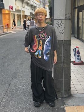 「アイテム（Tシャツ/カットソー）」を使った、tou1109さん（メンズ・163cm）の夏コーディネート