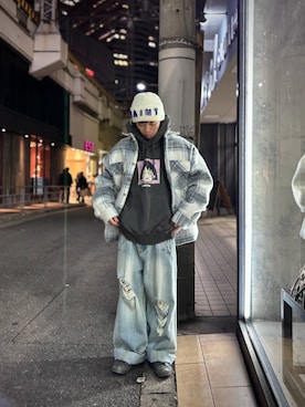 「アイテム（ジャケット/アウター）」を使った、tou1109さん（メンズ・163cm）の秋コーディネート