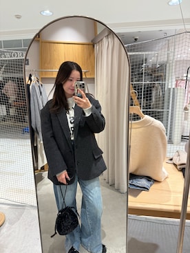 ran_158cmさん（レディース・158cm）の冬コーディネート