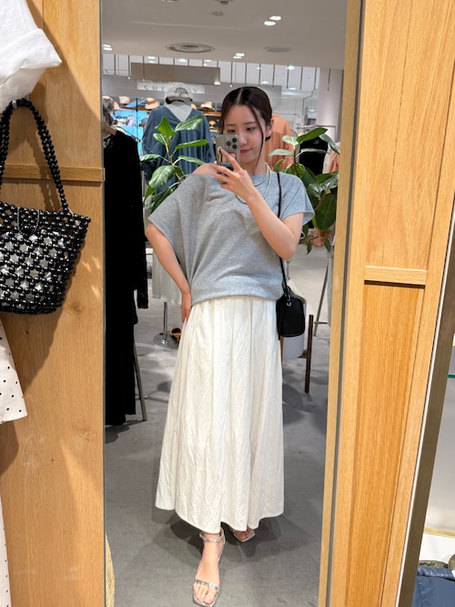 《重ね着けでボリュームを出しても◎》ボールチェーンネックレス110cm