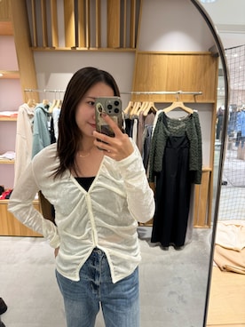 「ストレートデニム」｜ran_158cmさん（レディース・158cm）の秋コーディネート