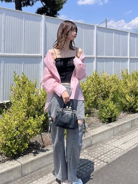 「MARY QUANT（マリークワント）のアイテム」を使った、みさきさん（レディース・172cm）の夏コーディネート