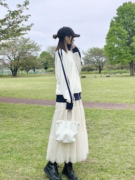 みさきさん（骨格ウェーブ・レディース・172cm）の秋コーディネート