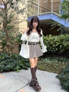 ひろさん（骨格ナチュラル・レディース・155cm）の秋コーディネート