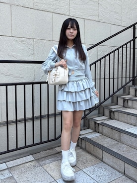 「アイテム（ジャージ）」を使った、ひろさん（レディース・155cm）の夏コーディネート