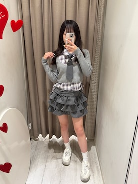 「グレーコーデ」｜ひろさん（レディース・155cm）の夏コーディネート