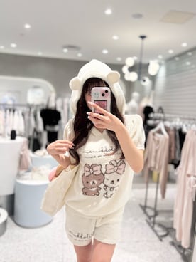 「OLIVE des OLIVE（オリーブデオリーブ）のアイテム」を使った、ひろさん（レディース・155cm）の春コーディネート