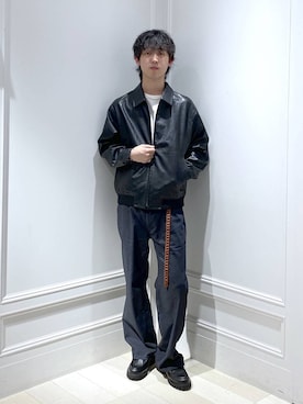 「GLOBAL WORK（グローバルワーク）のアイテム（ブルゾン）」を使った、おざさん（メンズ・178cm）の冬コーディネート