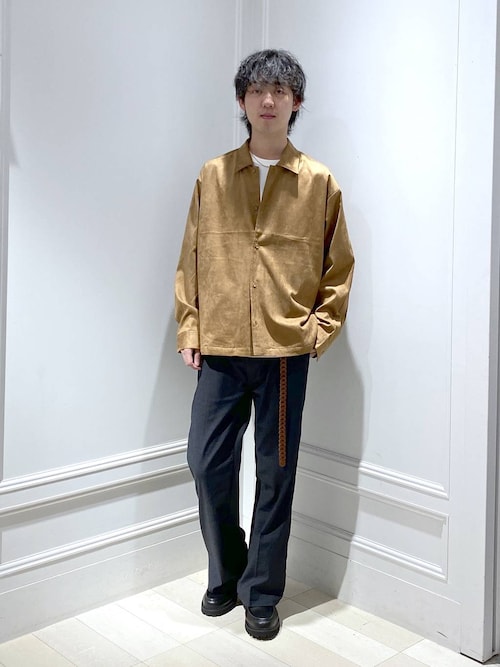 セール】スウェードライクシャツ/CLEAN MODE/576759（シャツ/ブラウス