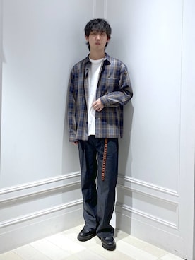 「アイテム（その他シューズ）」を使った、おざさん（メンズ・178cm・20代）の冬コーディネート