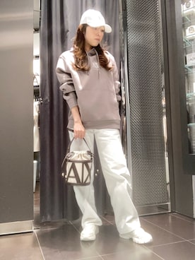 HAMAさん（レディース・158cm）の春コーディネート
