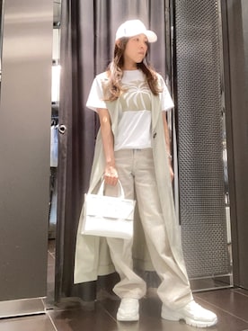 「ARMANI EXCHANGE（アルマーニエクスチェンジ）のアイテム」を使った、HAMAさん（レディース・158cm）の春コーディネート