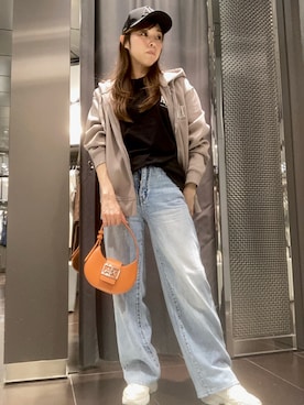 HAMAさん（レディース・158cm）の春コーディネート
