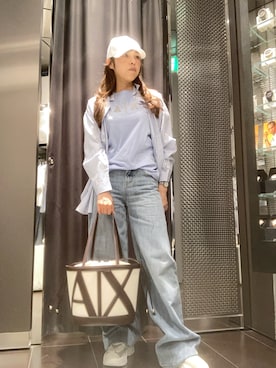 HAMAさん（レディース・158cm）の春コーディネート