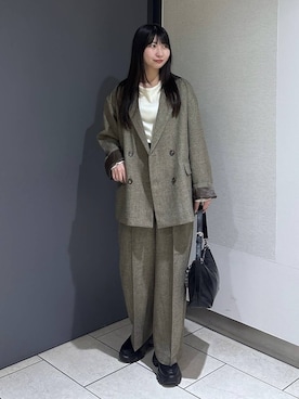 みのりさん（レディース・155cm）の冬コーディネート