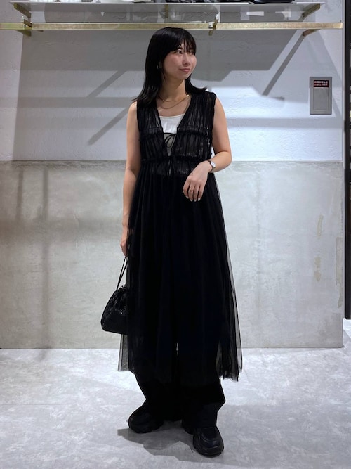 JeanPaulGaultier ノースリーブ セール】2WAYチュールノースリワンピース 139991