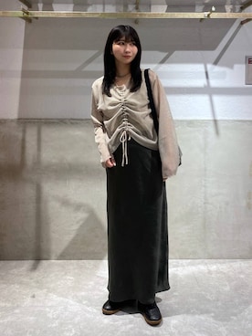 みのりさん(レディース・155cm)の春コーディネート