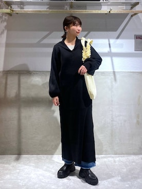 みのりさん（レディース・155cm）の冬コーディネート