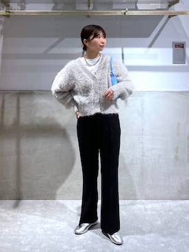 「LOWRYS FARM（ローリーズファーム）のチェーンネックレス　976398（ネックレス）」を使った、みのりさん（レディース・155cm）の春コーディネート