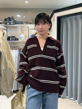「LOWRYS FARM（ローリーズファーム）のアイテム（ハンドバッグ）」を使った、みのりさん（レディース・155cm）の秋コーディネート