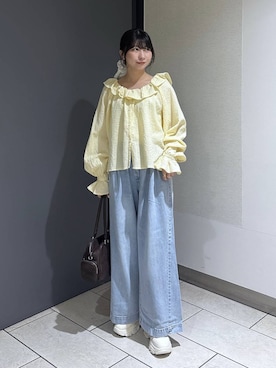 みのりさん（レディース・155cm）の春コーディネート
