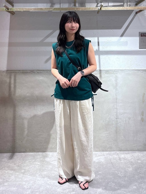 ★★dat様参考品★★★★ LOWRYS FARM パンツ ノルマンディリネンワイドパンツ 249932