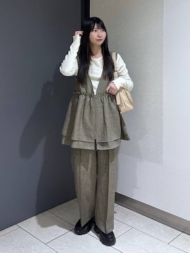 みのりさん（レディース・155cm）の冬コーディネート