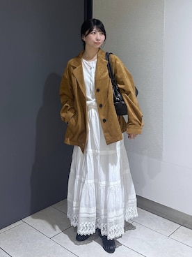 みのりさん（レディース・155cm）の春コーディネート