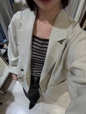 みのりさん（レディース・155cm）の春コーディネート