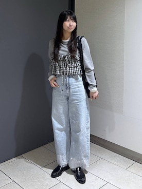 みのりさん（レディース・155cm）の春コーディネート