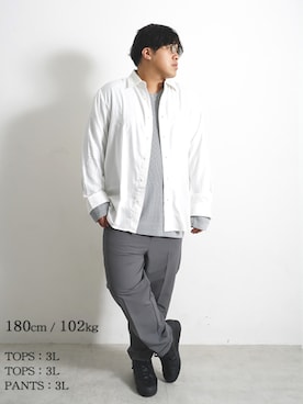 大きいサイズのメンズ服 『イワショー』さんのコーディネート